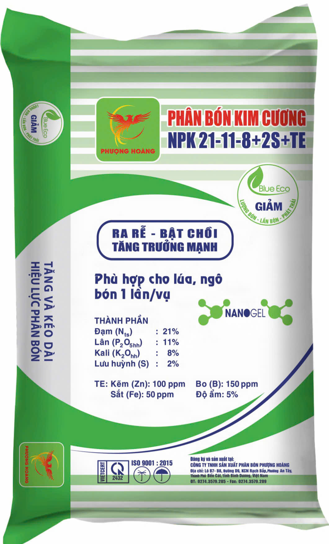 NPK 21-11-8 + 2S + TE